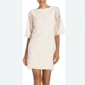 Ted Baker London Lace Dress in Cream